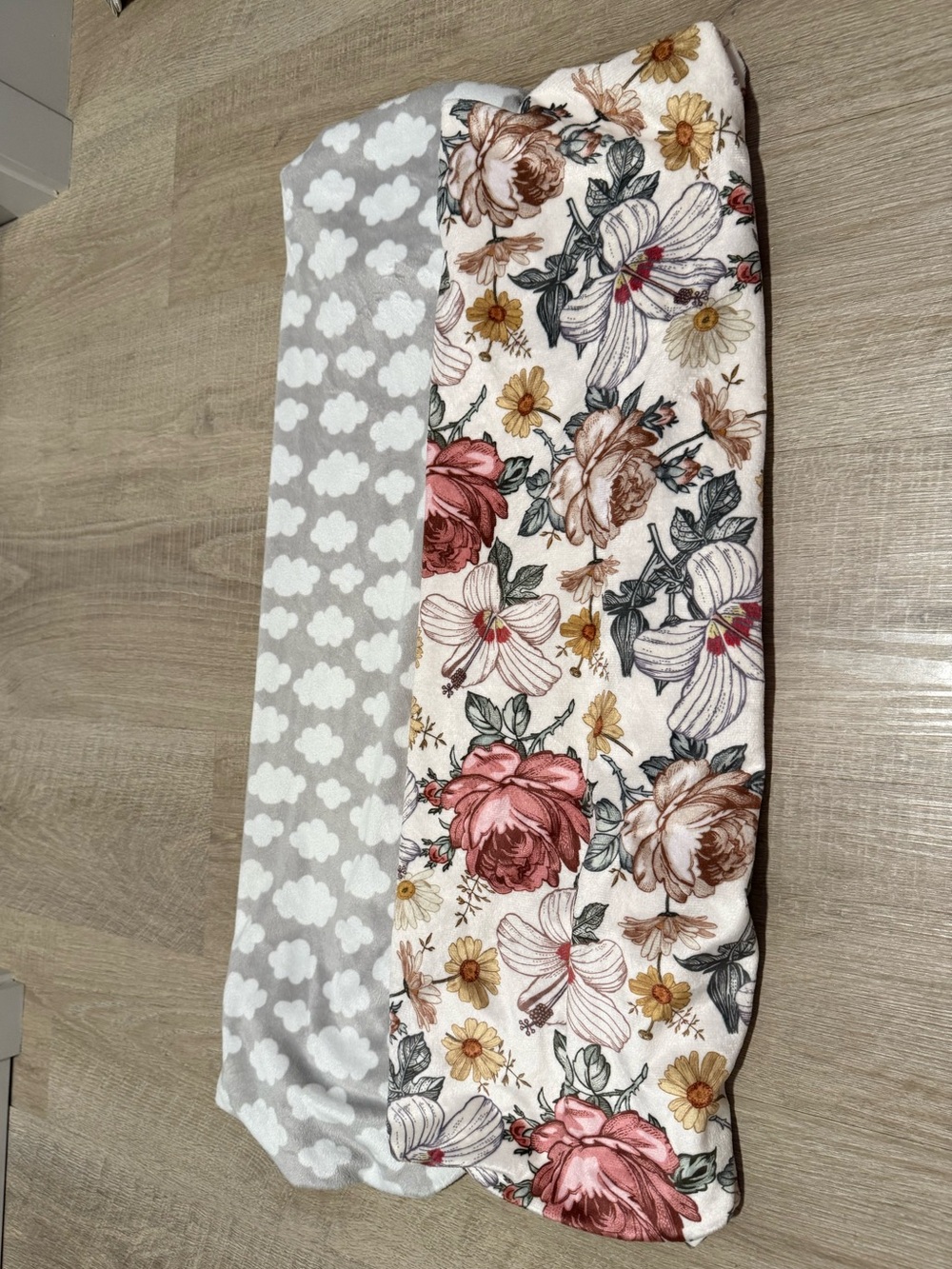 Plush changing pad/bassinet mattress covers